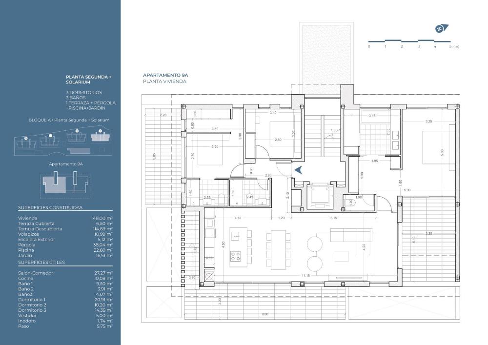 Penthouse zum Kauf 1.075.800 € 4 Zimmer 152 m²<br/>Wohnfläche la Nucia 03530