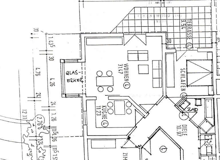 Wohnung zum Kauf 380.000 € 4 Zimmer 106 m² 1. Geschoss Friedrichsfeld Mannheim 68229