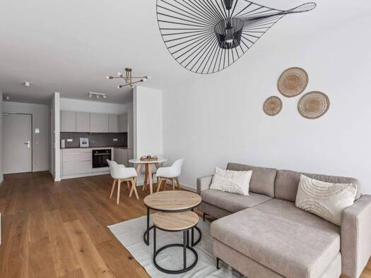 Wohnung zur Miete - Erstbezug Wohnen auf Zeit 977 € 2 Zimmer 59,3 m² frei ab sofort Hans-Driesch-Straße 66 Leutzsch Leipzig 04179