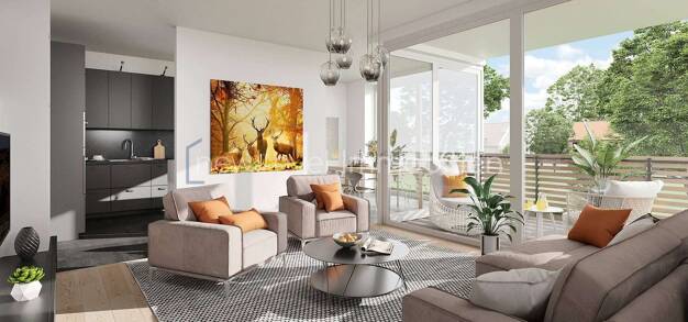 Terrassenwohnung zum Kauf - Neubau provisionsfrei 414.000 € 2 Zimmer 83 m² 1. Geschoss Entensee Rückersdorf 90607