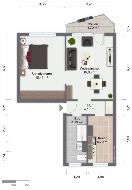 Wohnung zur Miete 292 € 2 Zimmer 49,4 m²<br/>Wohnfläche 3.<br/>Geschoss Julius-Motteler-Str. 22 Weinhübel Görlitz 02827