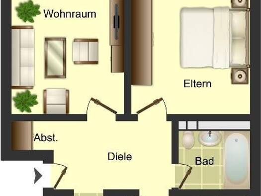 Wohnung zur Miete 679 € 3 Zimmer 69 m² EG Kurt-Schumacher-Straße 25 Südstadt Grevenbroich 41515