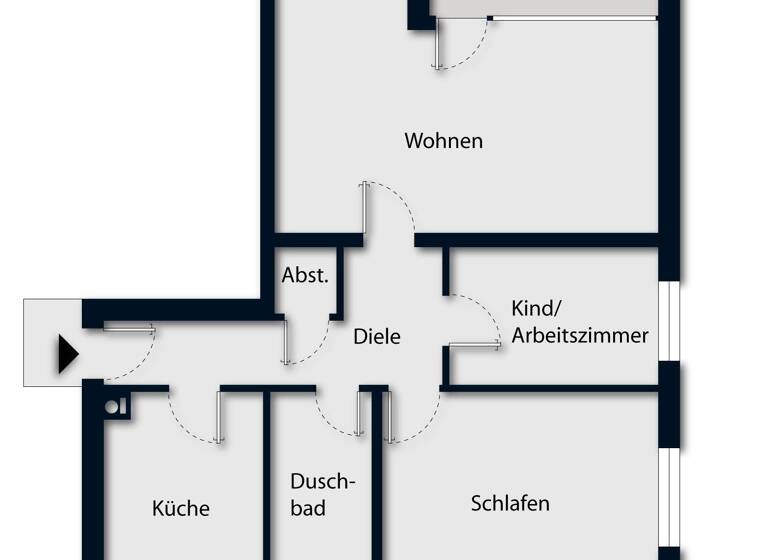 Wohnung zum Kauf 269.000 € 2,5 Zimmer 80 m²<br/>Wohnfläche Jesteburg Jesteburg 21266