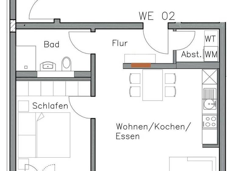 Wohnung zur Miete 880 € 2 Zimmer 61 m² EG frei ab 01.06.2026 Blumenstraße 17a Andreasvorstadt Erfurt 99092