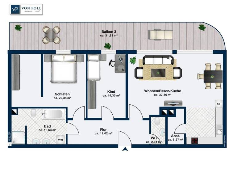 Penthouse zum Kauf - Erstbezug provisionsfrei 640.145 € 3 Zimmer 116,4 m² Dinkelsbühl 91550
