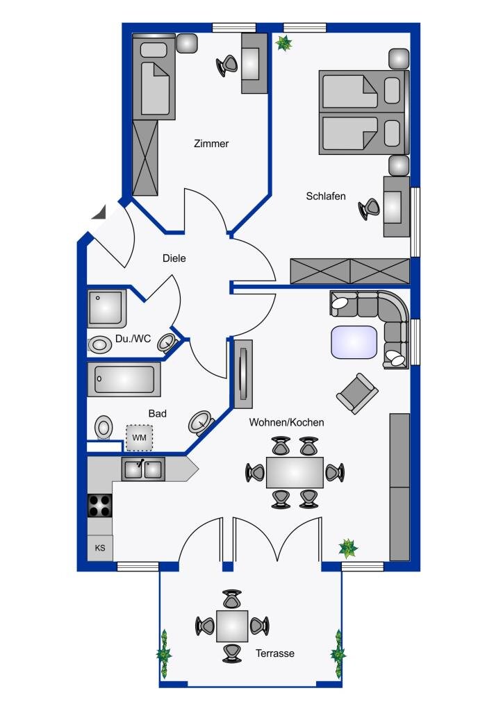 Wohnung zum Kauf provisionsfrei 265.000 € 3 Zimmer 82,5 m²<br/>Wohnfläche Georgenborn Schlangenbad 65388