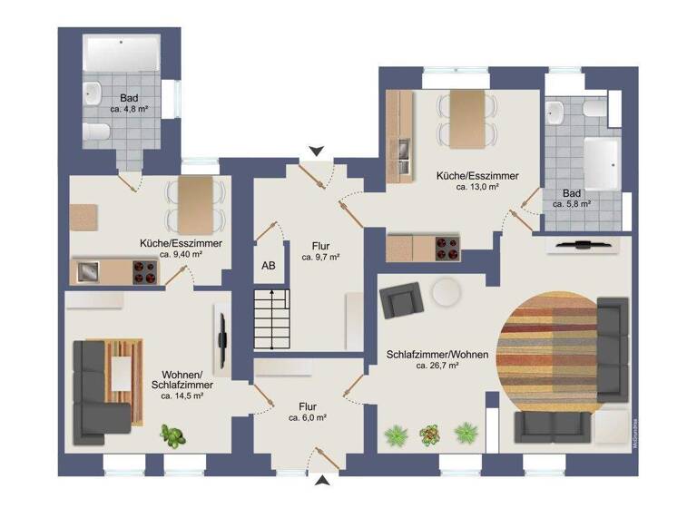 Einfamilienhaus zum Kauf 125.000 € 5 Zimmer 123 m² Schlaitz 06774