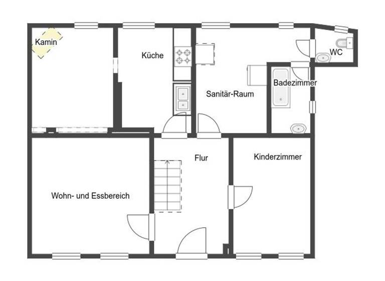 Einfamilienhaus zum Kauf 49.000 € 6 Zimmer 175,5 m² 391 m² Grundstück Bornhausen Seesen 38723