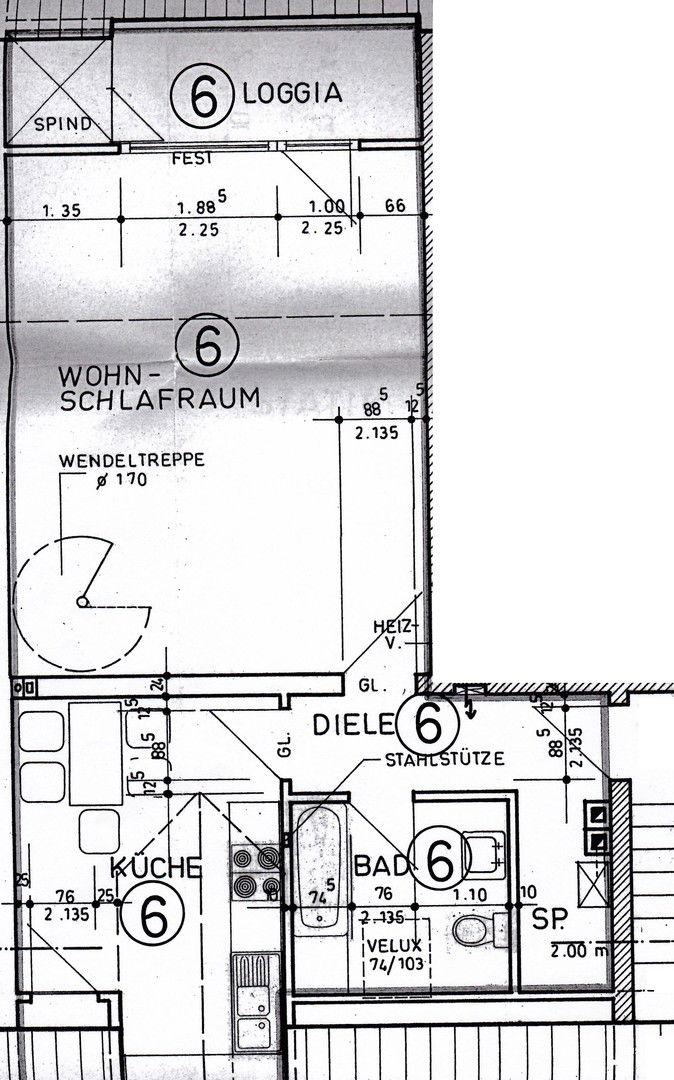 Maisonette zum Kauf provisionsfrei 368.000 € 2 Zimmer 81 m²<br/>Wohnfläche 2.<br/>Geschoss Niehl Köln 50735