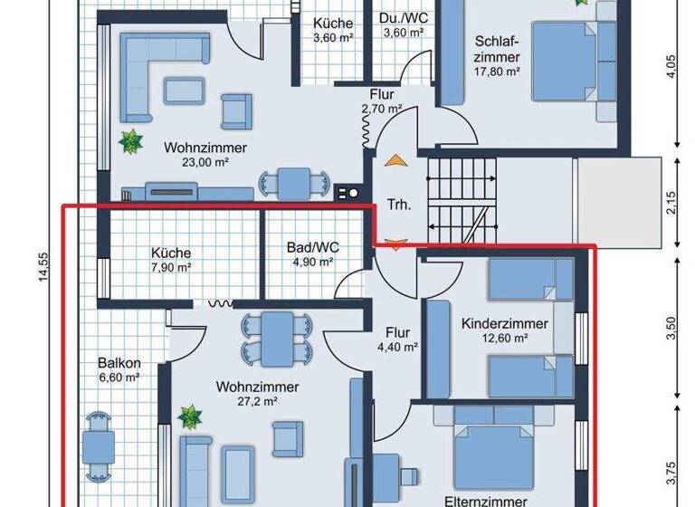 Wohnung zum Kauf 182.000 € 3 Zimmer 83 m² 1. Geschoss Birkendorf Ühlingen-Birkendorf 79777