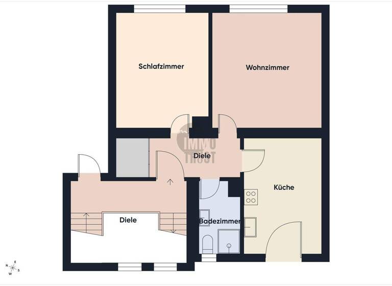 Wohnung zum Kauf 195.000 € 3 Zimmer 63 m² 1. Geschoss Rastatt 76437