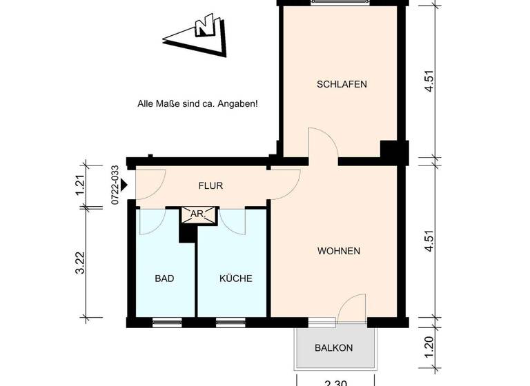 Wohnung zur Miete 291 € 2 Zimmer 49 m² 2. Geschoss Rosenweg 5 Hagenow 19230