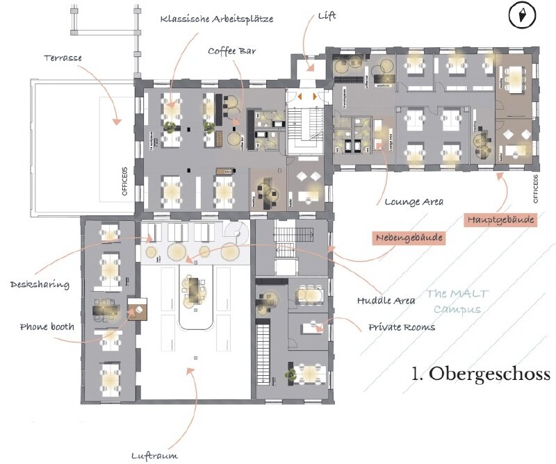 Bürofläche zur Miete provisionsfrei 25 € 1.195 m²<br/>Bürofläche ab 312 m²<br/>Teilbarkeit Untermenzing-Allach München 80999