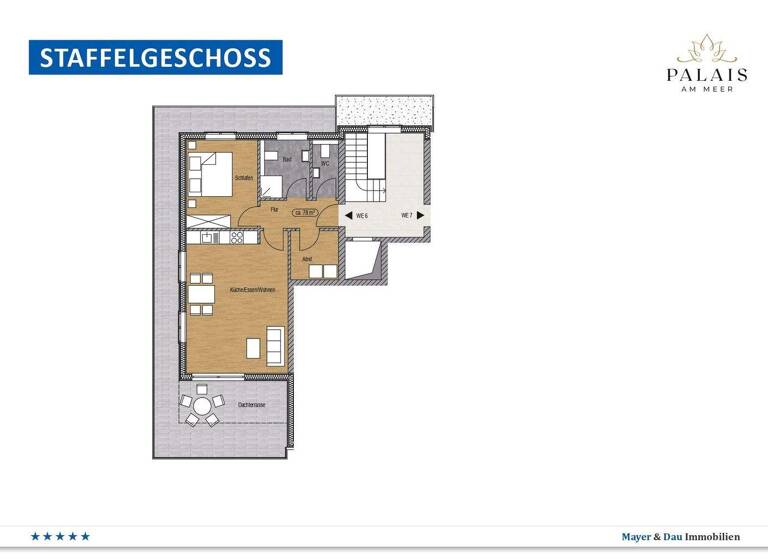 Penthouse zum Kauf 464.508 € 2 Zimmer 78 m² EG Kayhausen Bad Zwischenahn 26160