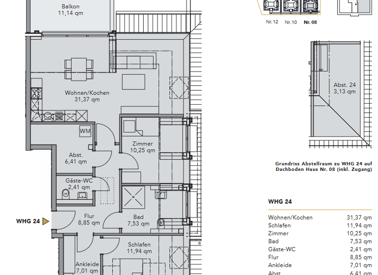 Wohnung zur Miete 1.375 € 3,5 Zimmer 91,3 m² Brinkum Stuhr 28816