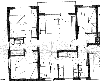 Wohnung zur Miete nur mit Wohnberechtigungsschein 475 € 4 Zimmer 90 m²<br/>Wohnfläche EG<br/>Geschoss ab sofort<br/>Verfügbarkeit Stettiner Str. 4 Clausthal-Zellerfeld Clausthal-Zellerfeld 38678