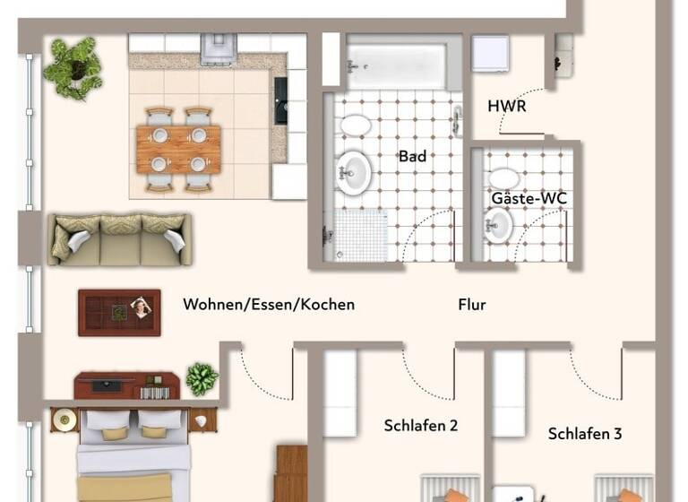 Wohnung zum Kauf - Erstbezug 608.500 € 4 Zimmer 95 m² frei ab sofort Teltow 14513