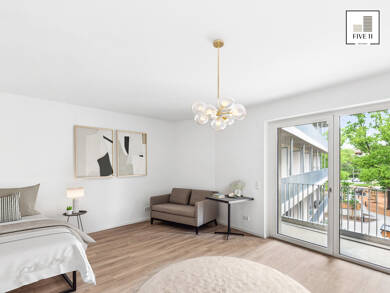 Wohnung zur Miete - Neubau 735 € 1 Zimmer 43,2 m² EG Paul-Gossen-Straße 117a Erlangen-Süd Erlangen 91052