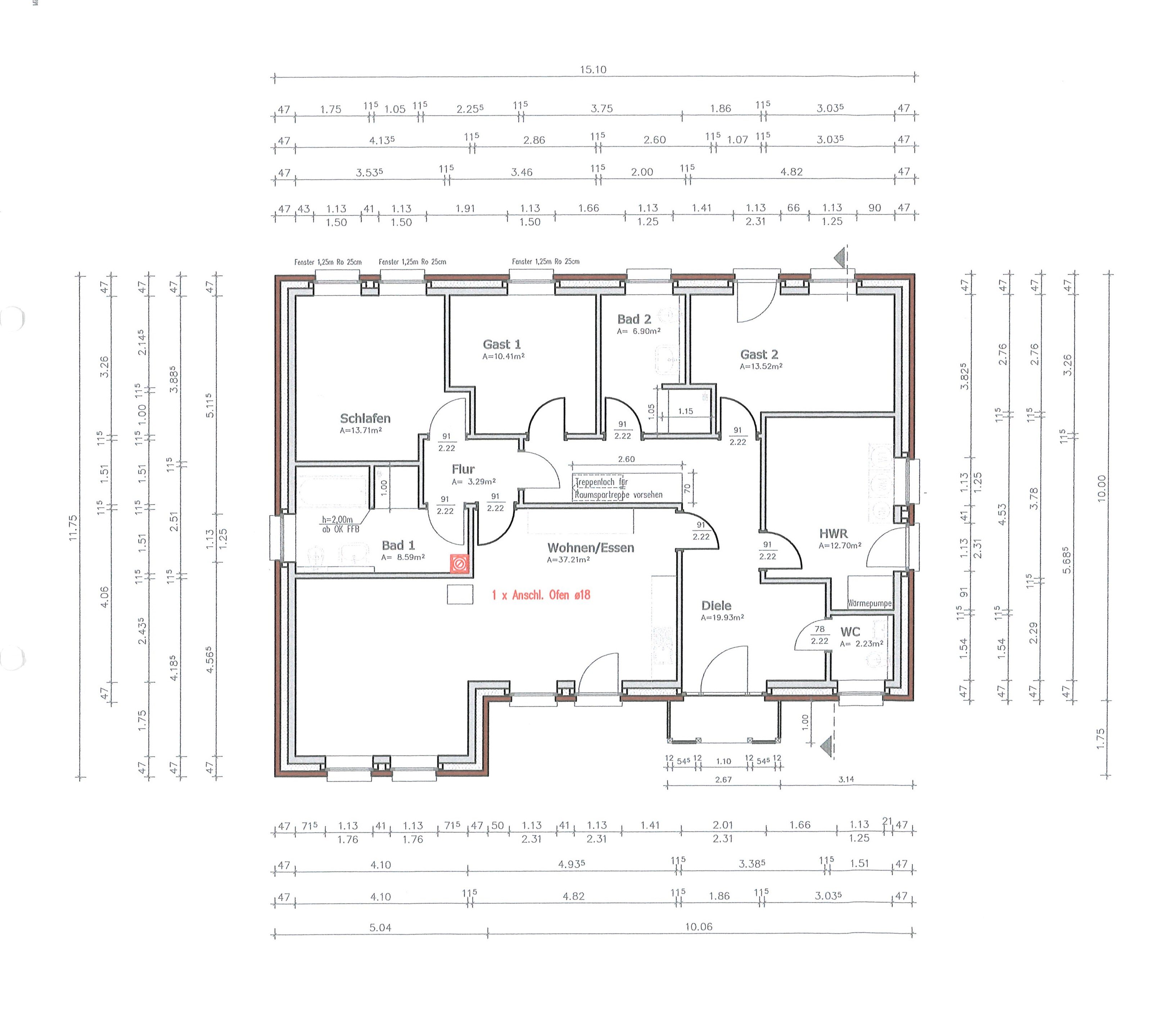 Einfamilienhaus zum Kauf 489.000 € 4 Zimmer 126 m²<br/>Wohnfläche 649 m²<br/>Grundstück Eesbüll 21 Nordstrand 25845