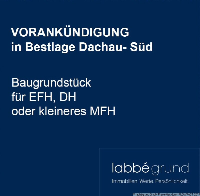 Grundstück zum Kauf 574 m²<br/>Grundstück Dachau Dachau 85221