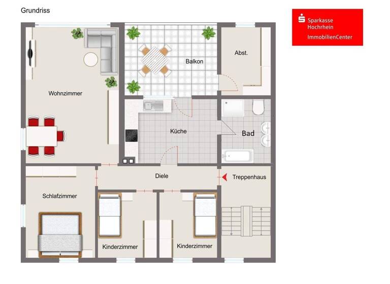Wohnung zum Kauf 318.000 € 4 Zimmer 127 m² 2. Geschoss Laufenburg 79725