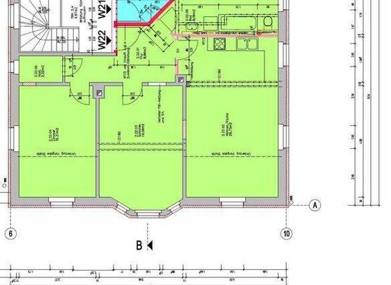 Wohnung zur Miete 585 € 3 Zimmer 83,4 m² Geschoss 1/1 frei ab sofort Pößneck,Stadt Pößneck 07381