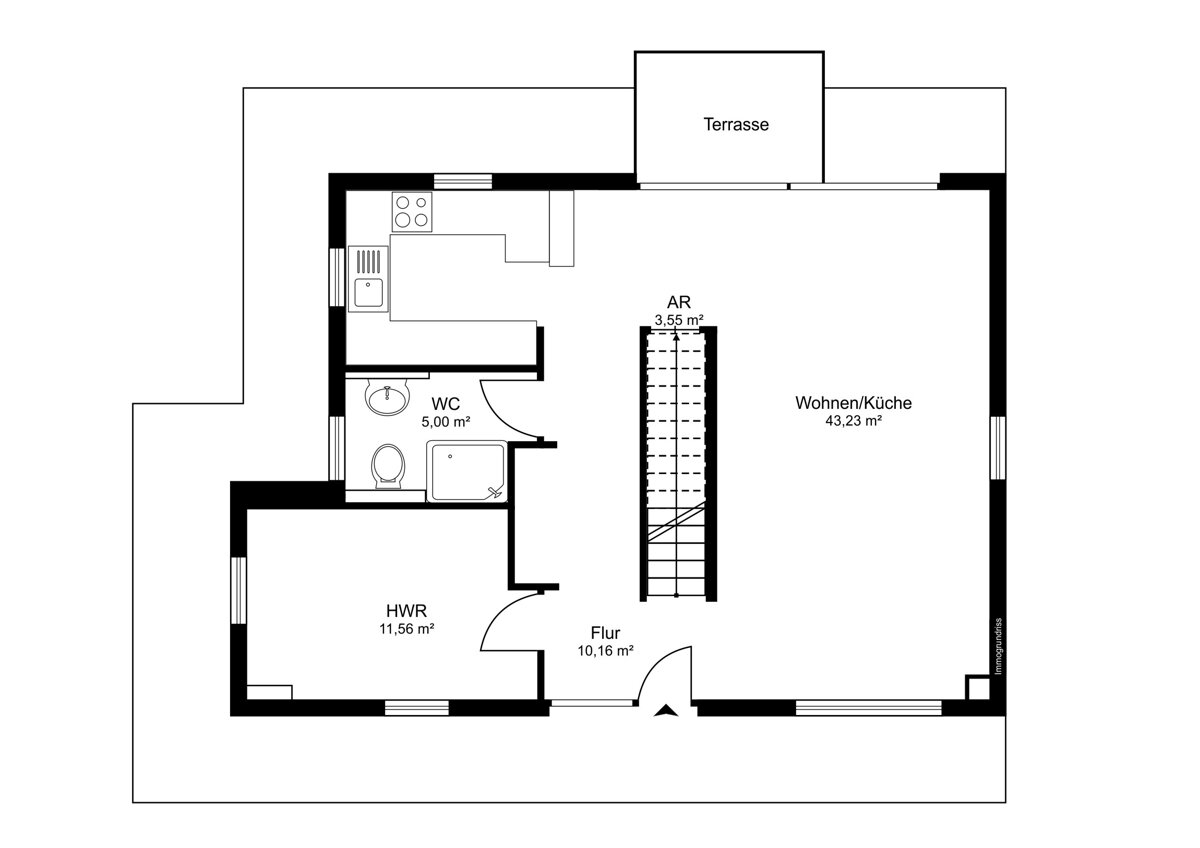 Einfamilienhaus zum Kauf 899.000 € 4 Zimmer 140,2 m²<br/>Wohnfläche 570 m²<br/>Grundstück Niendorf Hamburg 22453