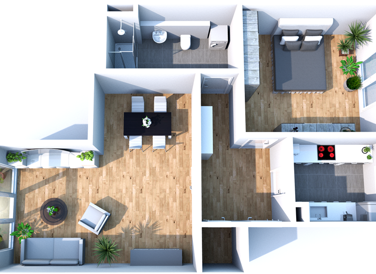 Wohnung zur Miete 610 € 2 Zimmer 76,3 m² 2. Geschoss frei ab sofort Bäckerstr. 2 Döbeln 04720