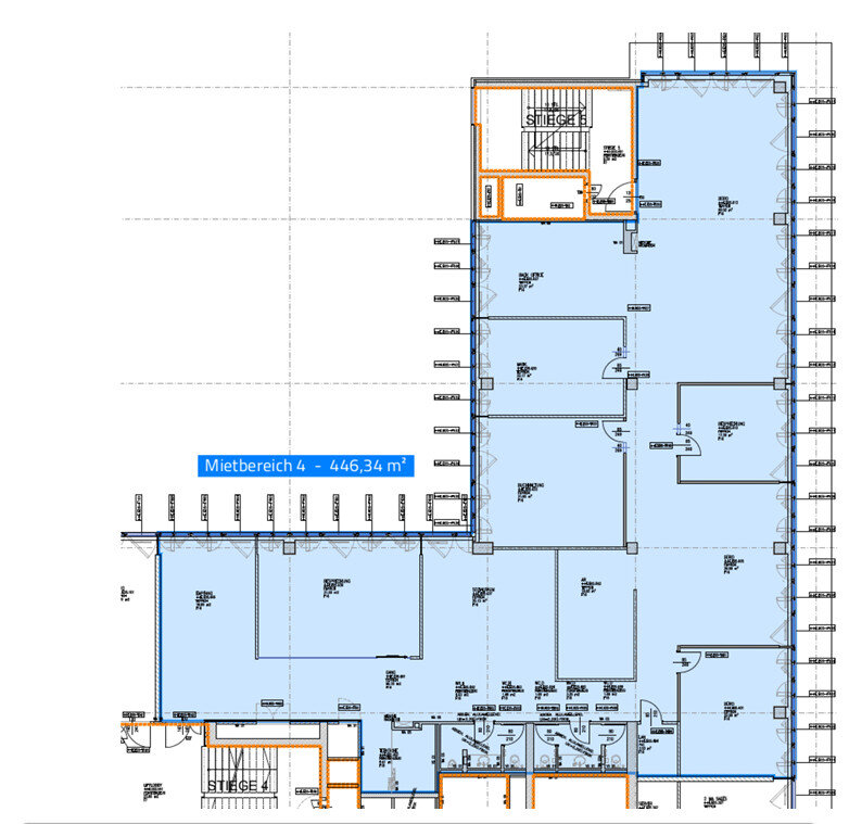 Bürofläche zur Miete 446 m²<br/>Bürofläche Wien 1120