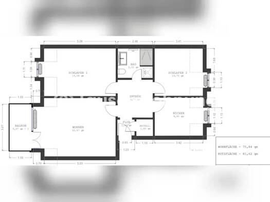 Wohnung zur Miete Tauschwohnung 1.150 € 3 Zimmer 75 m² 3. Geschoss Geiselbullach Olching 82140