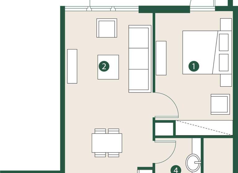 Wohnung zum Kauf provisionsfrei 263.185 € 2 Zimmer 68,4 m² Dubai 00000