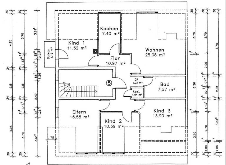 Wohnung zur Miete 680 € 5 Zimmer 105 m² Geschoss 2/3 frei ab 01.07.2026 Mayen 56727