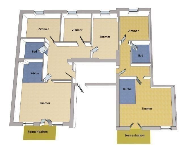 Wohnung zum Kauf 379.000 € 4 Zimmer 101 m²<br/>Wohnfläche ab sofort<br/>Verfügbarkeit Spandau Berlin 13585