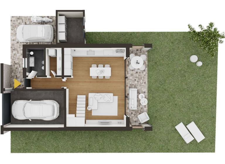 Haus zum Kauf - Erstbezug 3 Zimmer 200 m² Volano