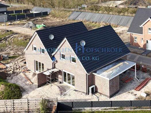 Doppelhaushälfte zum Kauf - Erstbezug 385.000 € 5 Zimmer 122 m² 350 m² Grundstück Leenken-Welb 30 Beesten 49832