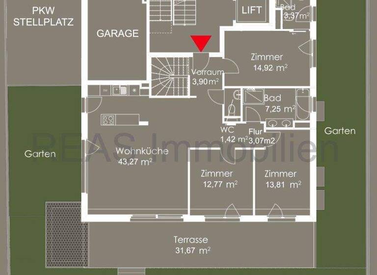 Wohnung zum Kauf - Erstbezug 1.290.000 € 4 Zimmer 103,8 m² EG Wien 1130