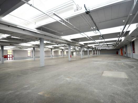 Lagerhalle zur Miete provisionsfrei 4.838 m² Lagerfläche teilbar ab 566 m² Hochbrück Garching bei München 85748