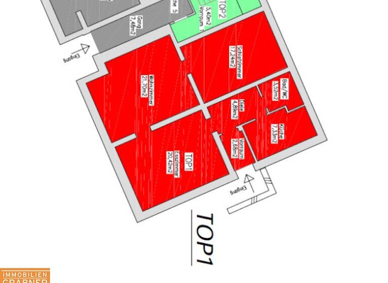 Wohnung zum Kauf 329.000 € 3,5 Zimmer 80 m² EG Ohlsdorf 4694