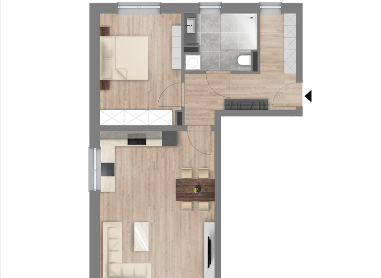 Wohnung zum Kauf - Erstbezug provisionsfrei 337.500 € 2 Zimmer 71,1 m² EG Sebastianstraße Pavelsbach Postbauer-Heng 92353