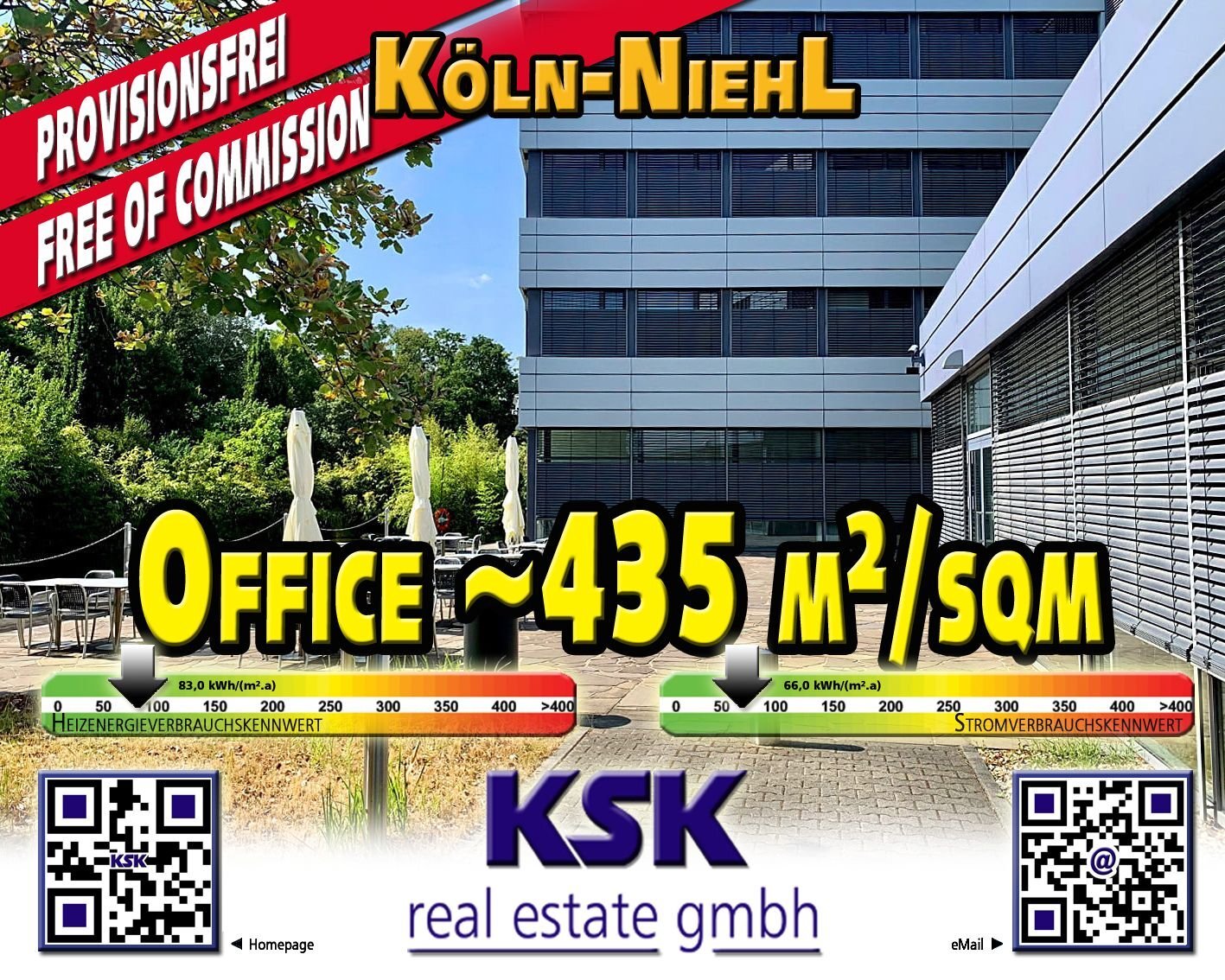 Bürogebäude zur Miete provisionsfrei 435 m²<br/>Bürofläche von 435 m² bis 14.387 m²<br/>Teilbarkeit Niehl Köln 50735