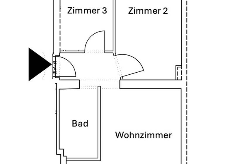 Wohnung zur Miete 2.170 € 3 Zimmer 62 m² 4. Geschoss Schöneberger Str. 9 Steglitz Berlin 12163