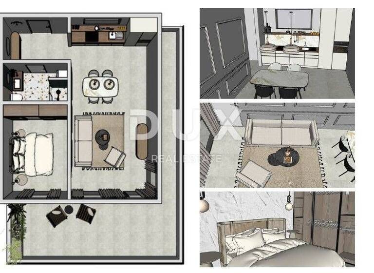 Wohnung zum Kauf 349.000 € 2 Zimmer 79 m² 1. Geschoss Plovanija - Vidikovac