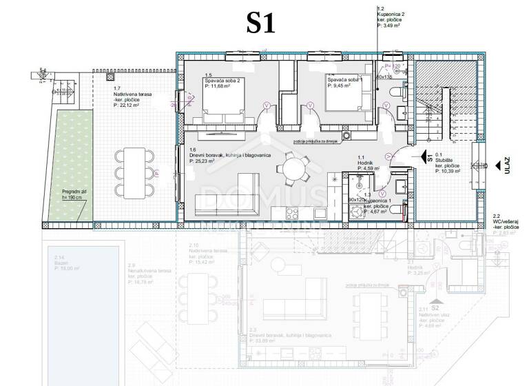 Wohnung zum Kauf 241.184 € 3 Zimmer Vodice 22211