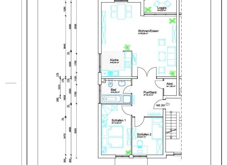 Wohnung zur Miete 1.050 € 3 Zimmer 86 m² Geschoss 1/2 frei ab 01.05.2026 Devin Stralsund 18439