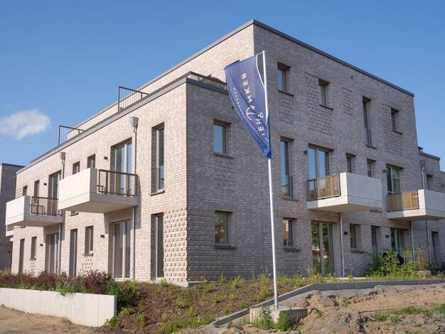 Terrassenwohnung zum Kauf - Neubau provisionsfrei als Kapitalanlage geeignet 330.000 € 3 Zimmer 75,2 m² Lindaunis-Weg 11 Kappeln 24376