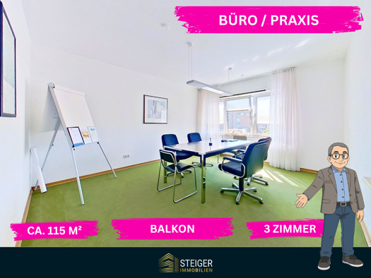 Praxis zur Miete 1.140 € 3 Zimmer 114,3 m² Bürofläche Stadtmitte Herten 45699