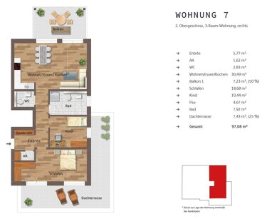 Wohnung zum Kauf provisionsfrei 453.000 € 3 Zimmer 97,1 m² Altstadt II - Nordost Mülheim 45473