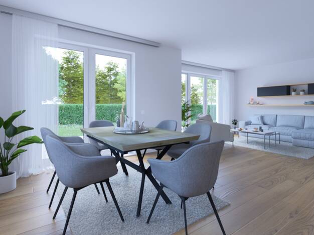 Doppelhaushälfte zum Kauf provisionsfrei 674.900 € 5 Zimmer 162 m² 244 m² Grundstück Langenneufnach Langenneufnach 86863