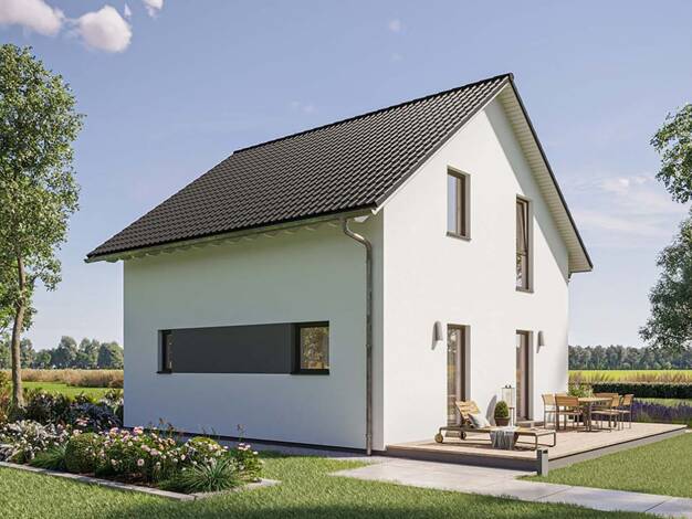 Haus zum Kauf - Erstbezug 385.000 € 4 Zimmer 113 m² 740 m² Grundstück Börnchen Bannewitz 01728