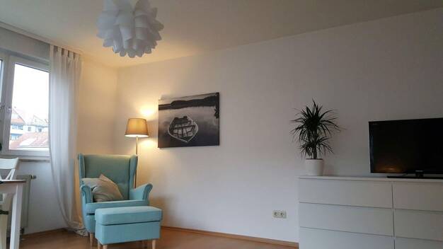 Wohnung zur Miete 630 € 1 Zimmer 46 m² EG frei ab sofort Eberhardshof Nürnberg 90429
